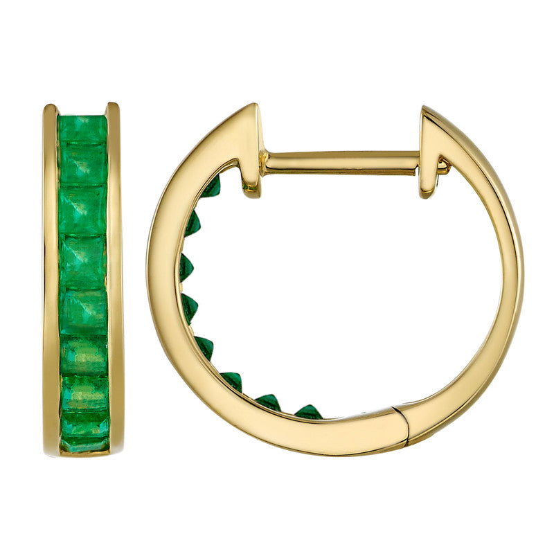 Elphaba Emerald Hoops