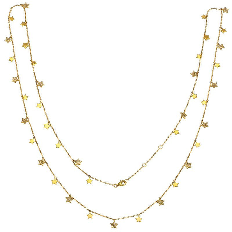 34 in. Falling Stars Necklace