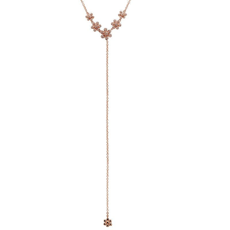 Daisy Chain Lariat Necklace