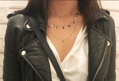 34 in. Falling Stars Necklace
